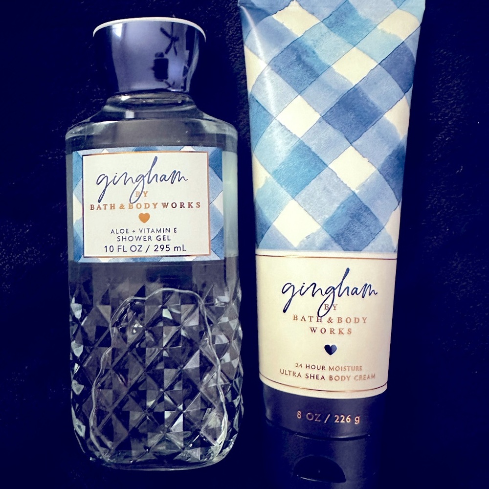 Bath and body bath gel and moisturizer cream new